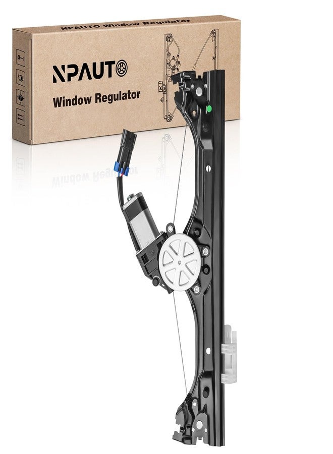 NPAUTO Front Right Passenger Side Power Window Regulator with Motor Replacement for Fiat 500 2012 2013 2014 2015 2016 2017 2018 2019, 751-649 - Image 1